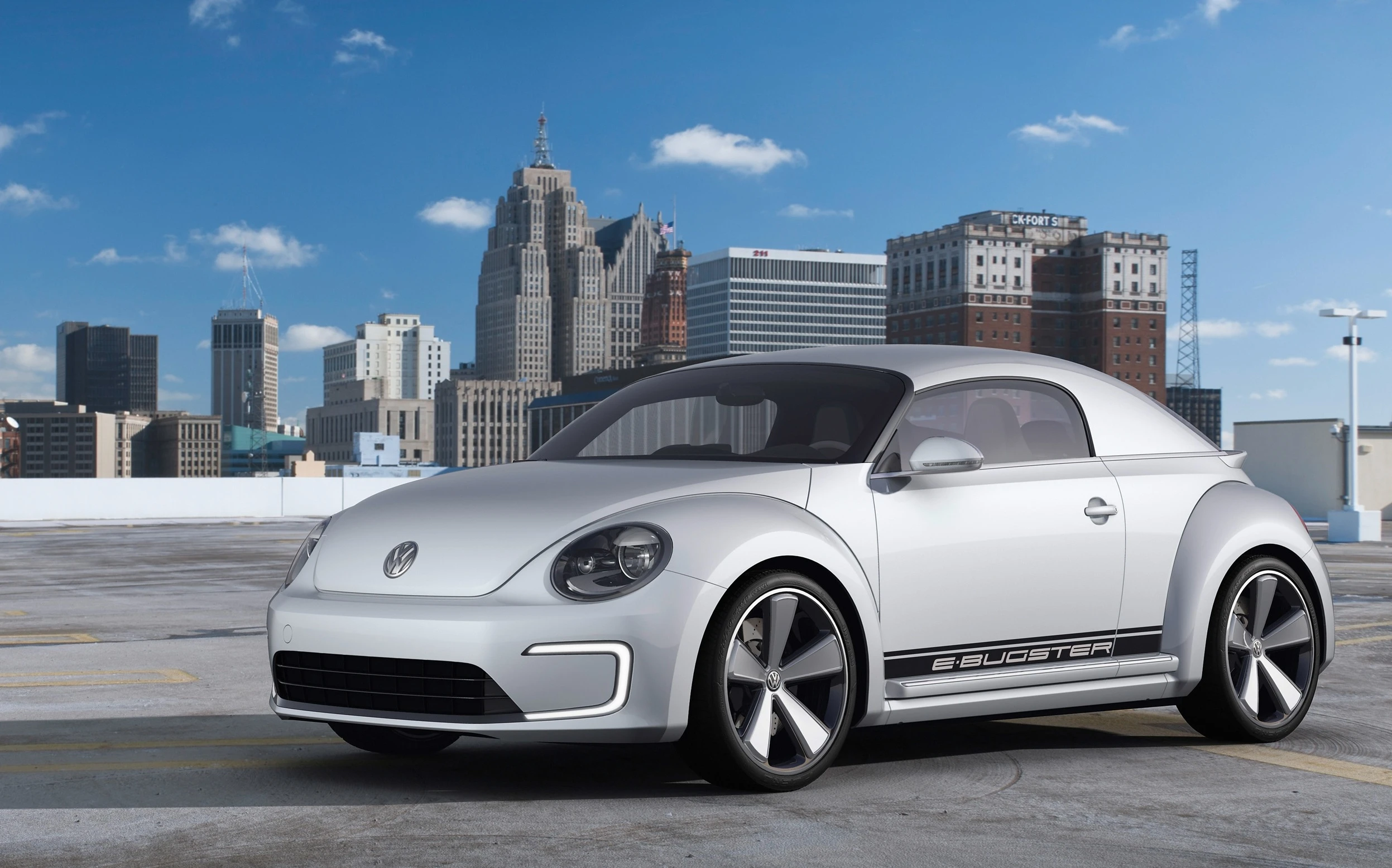Volkswagen will this week unveil its two-seater E-Bugster electric Beetle concept at the North American International Auto Show