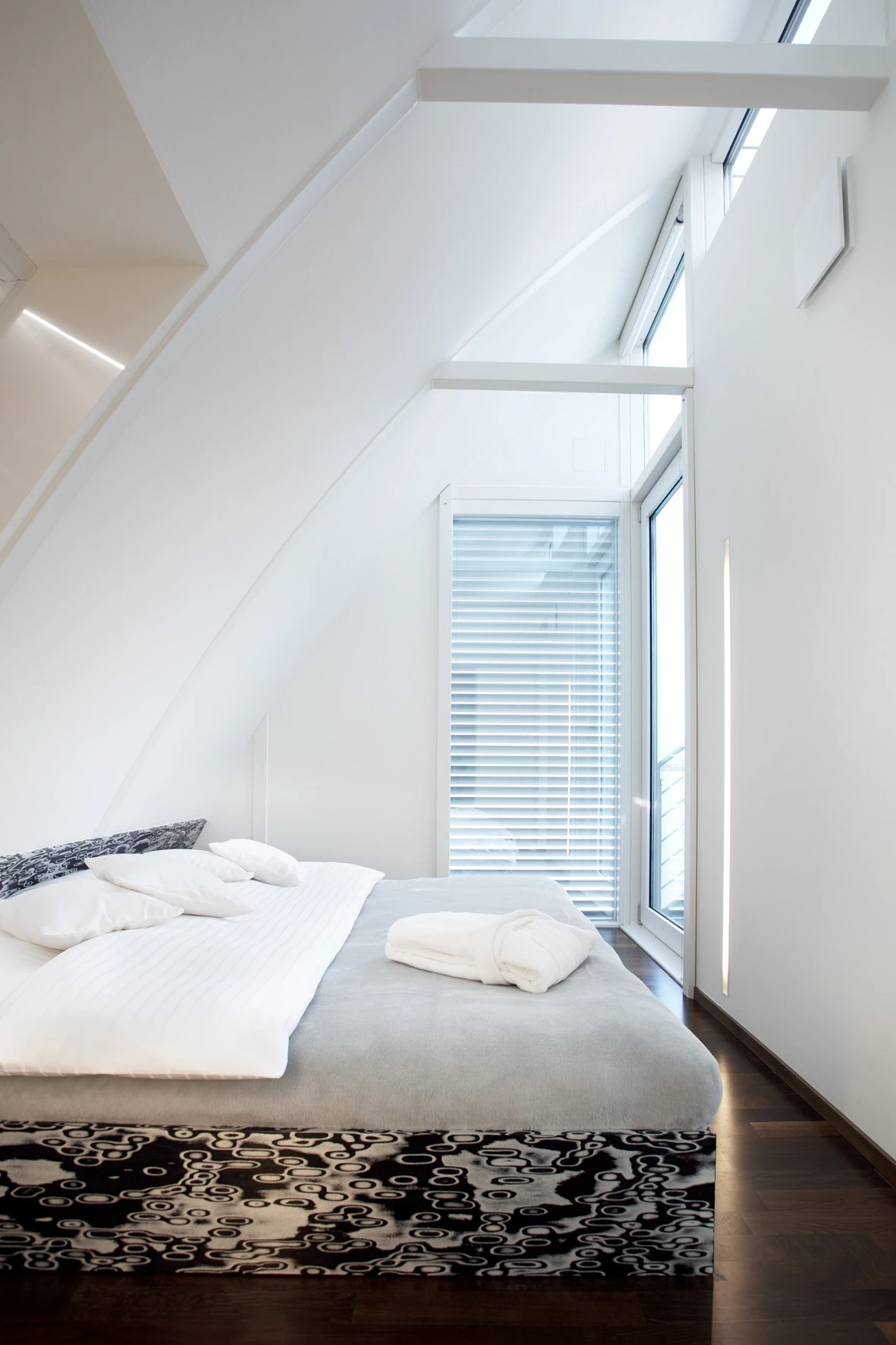 The second deck accommodates the sleeping quarters