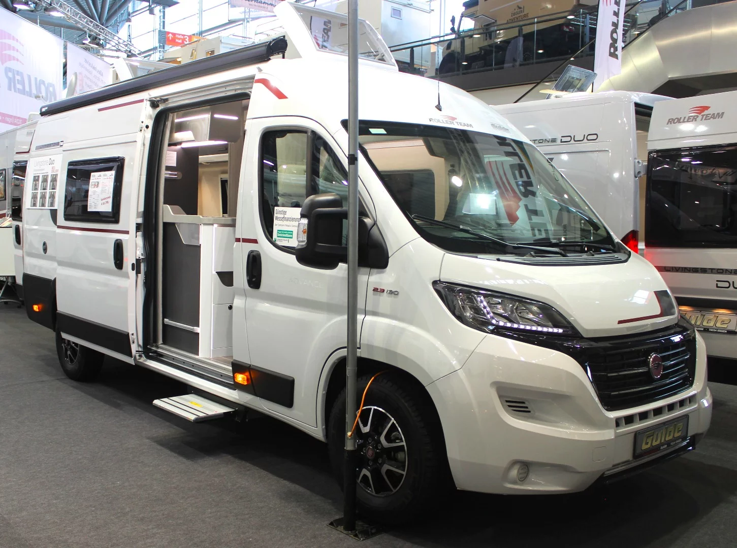 Roller Team Livingstone Duo camper van on show at CMT 2019