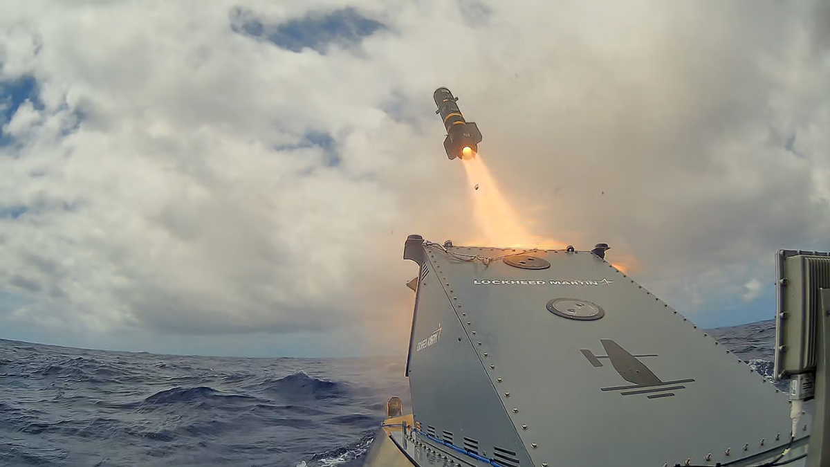 Sail-powered drone fires guided missiles in US Navy live-fire test