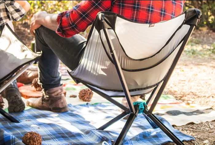 The Go Chair can support up to 300 lb (236 kg)