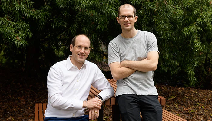 Brothers and dementia researchers Lars (left) and Arne Ittner at Macquarie University