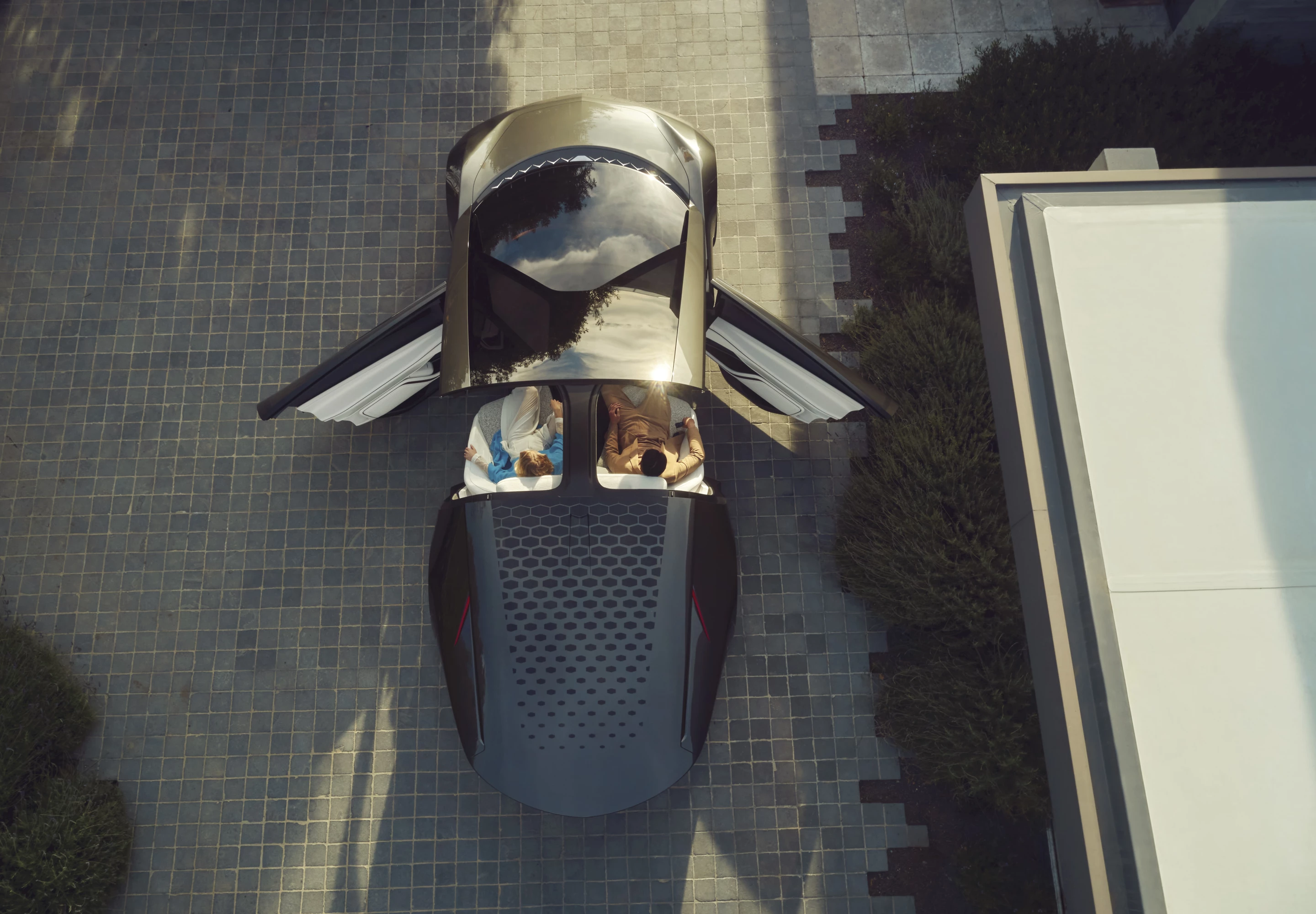 The InnerSpace reminds us of an insect from this angle