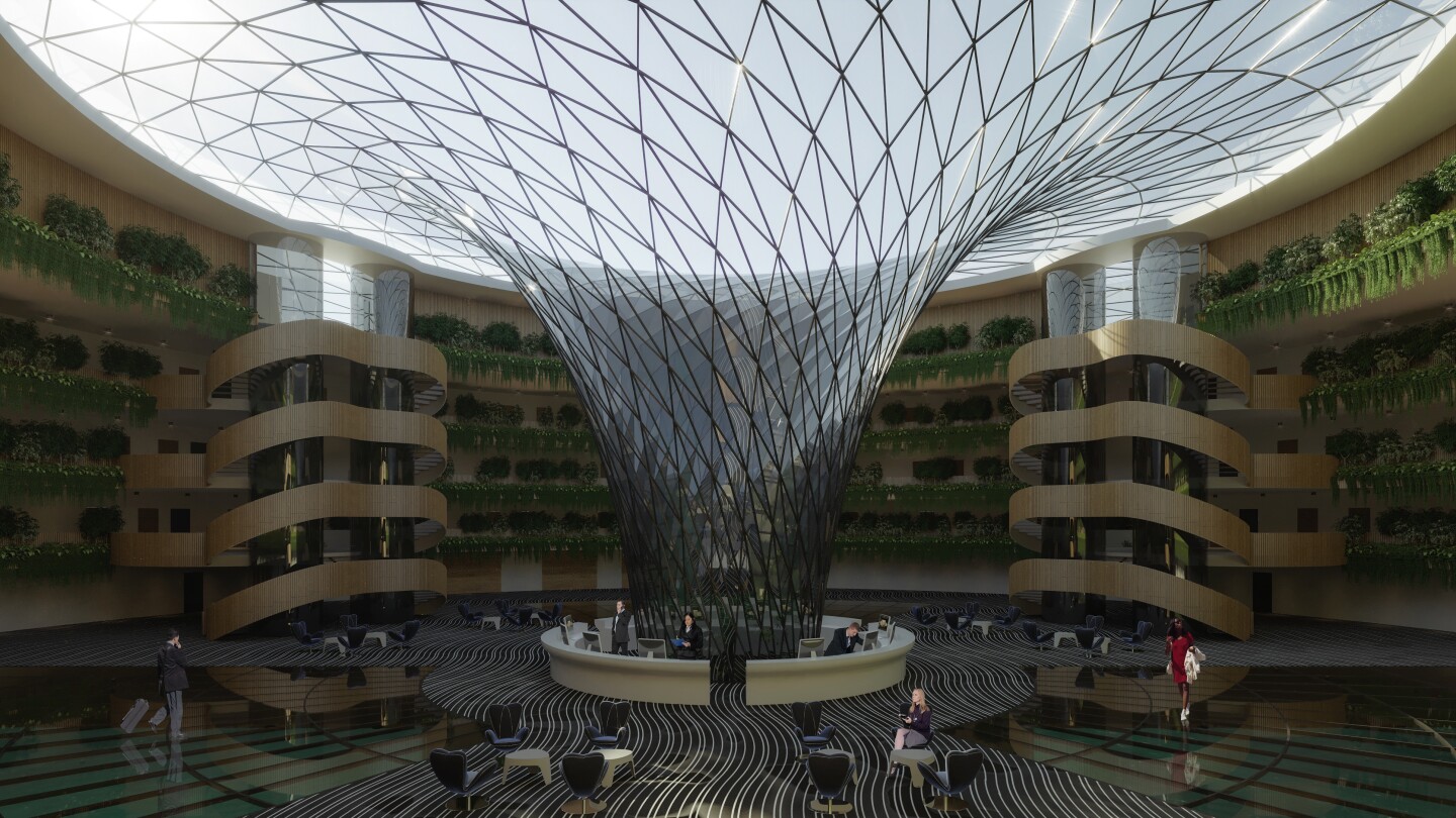Eco-Floating Hotel puts ambitious spin on sustainable design