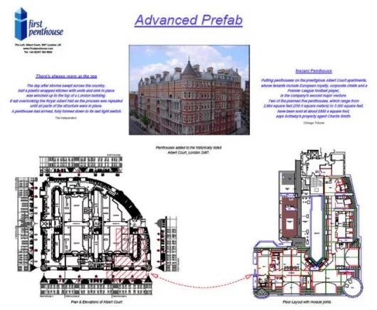First Penthouse builds bespoke skyward extensions that perfectly match the character of the existing building and can add an entire floor to your building in 24 hours.