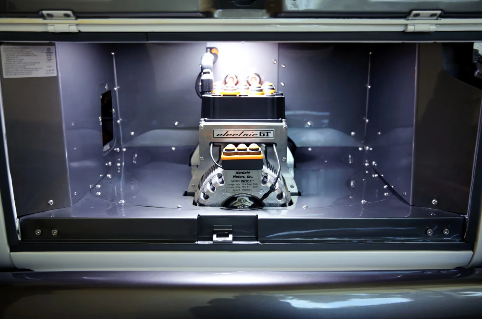 The Type 20 has a 120-hp electric motor