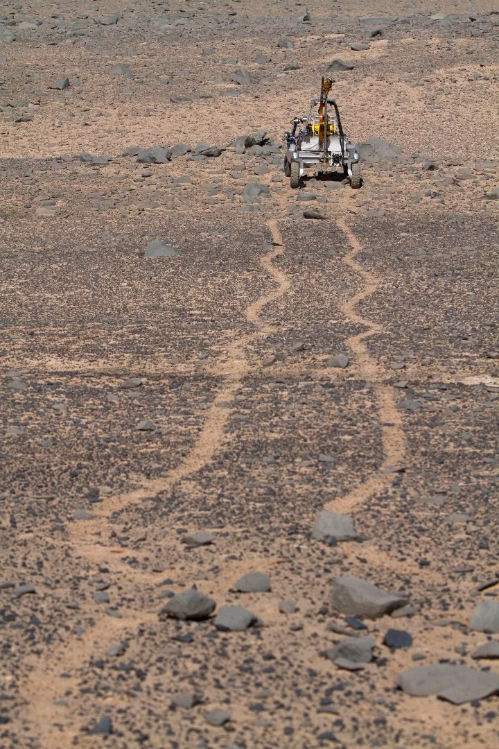 The KREX-2 makes tracks across the Atacama Desert