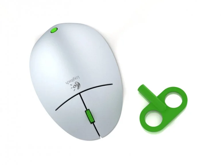 Sustail mouse concept needs the user to provide power by winding the mechanism