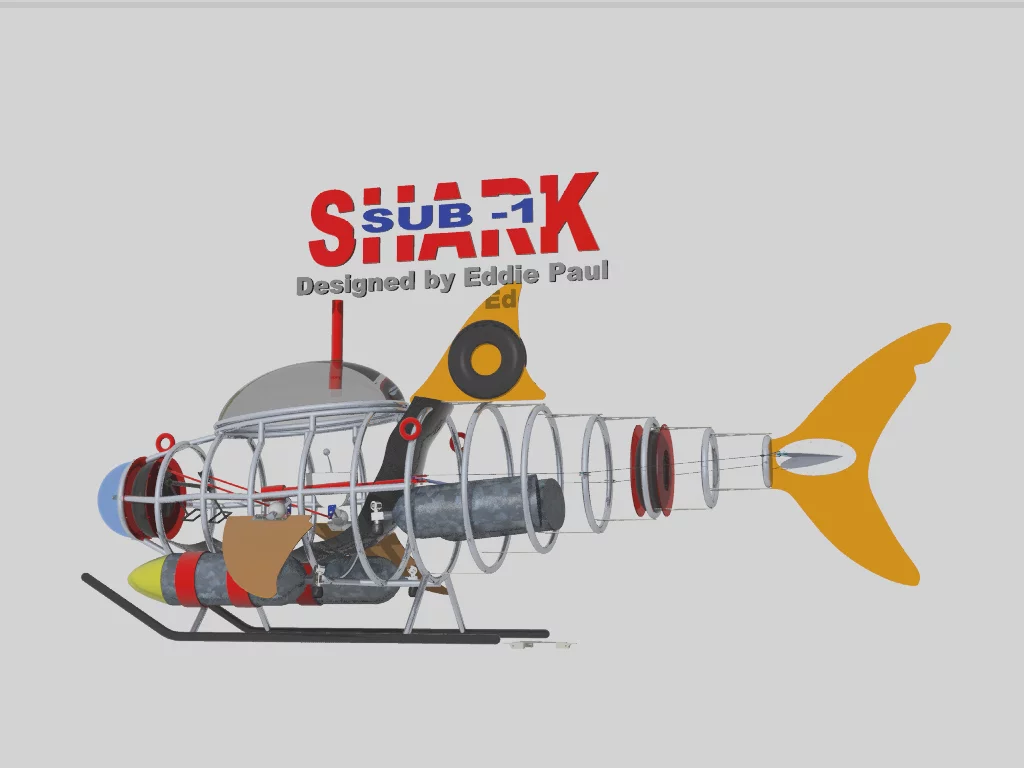 Early designs for the Shark Sub-1