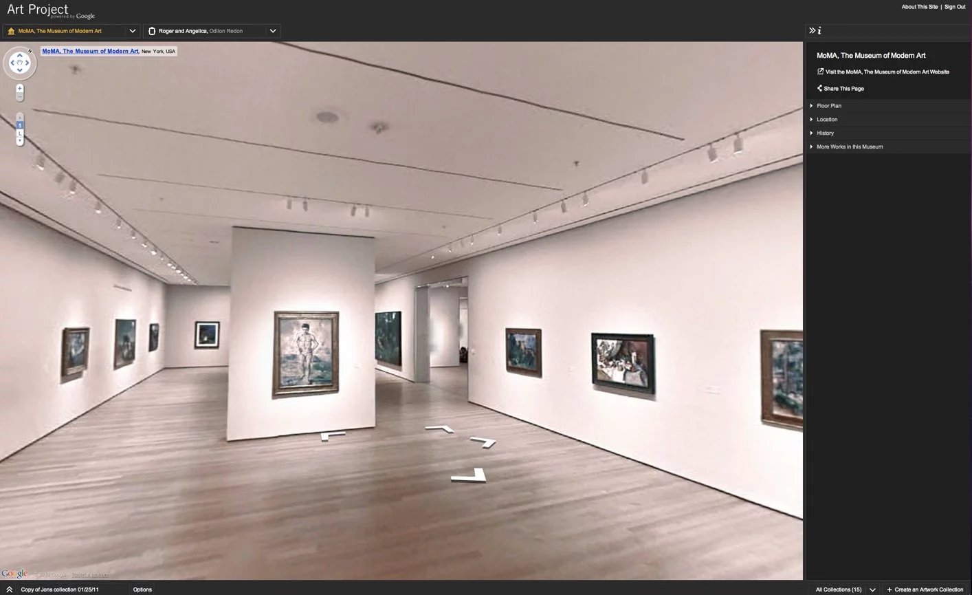 Take a virtual stroll through 17 of the world's most renowned museums, including MoMA, with Google Art Project