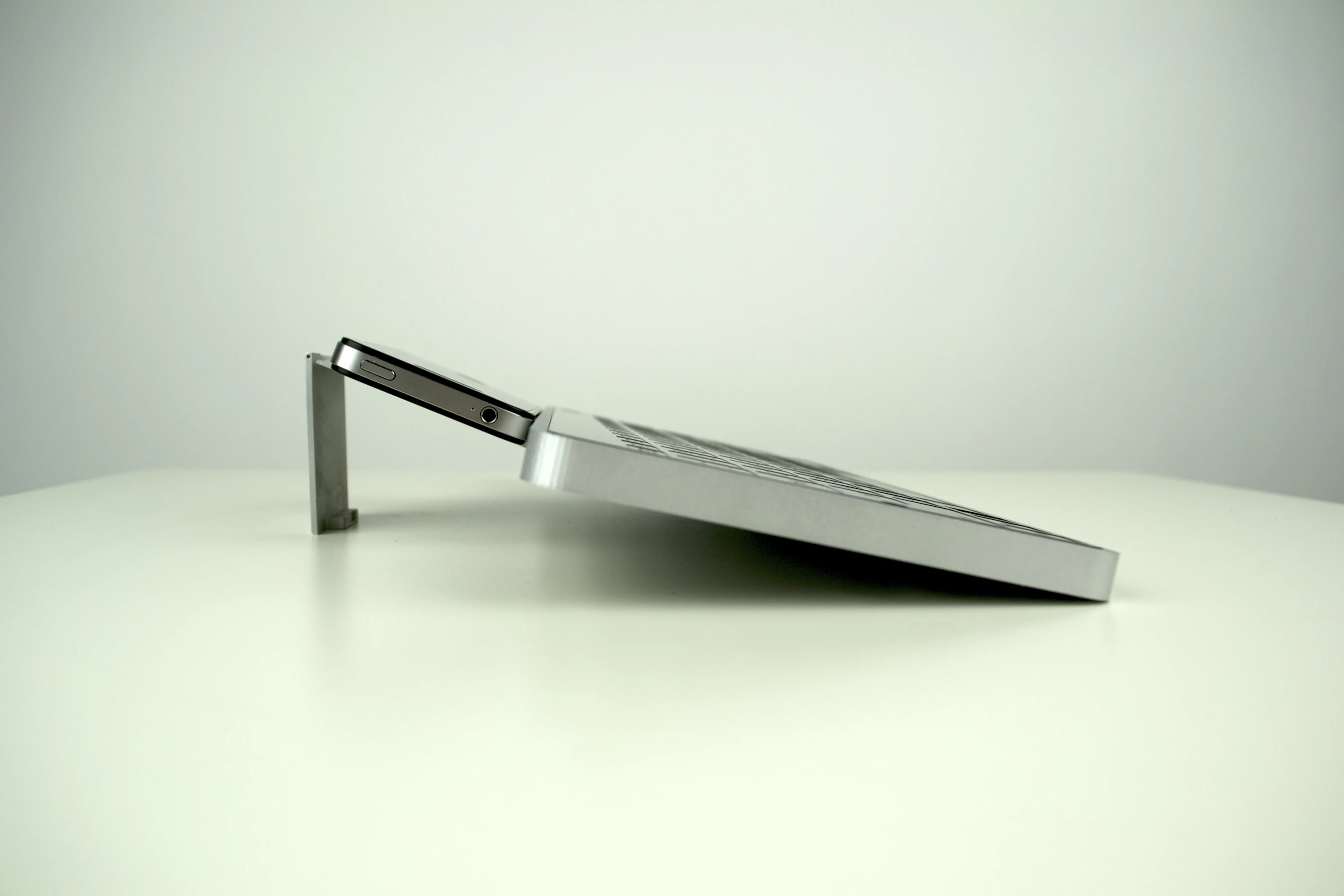 The built-in kickstand can be used to provide an ergonomic tilt