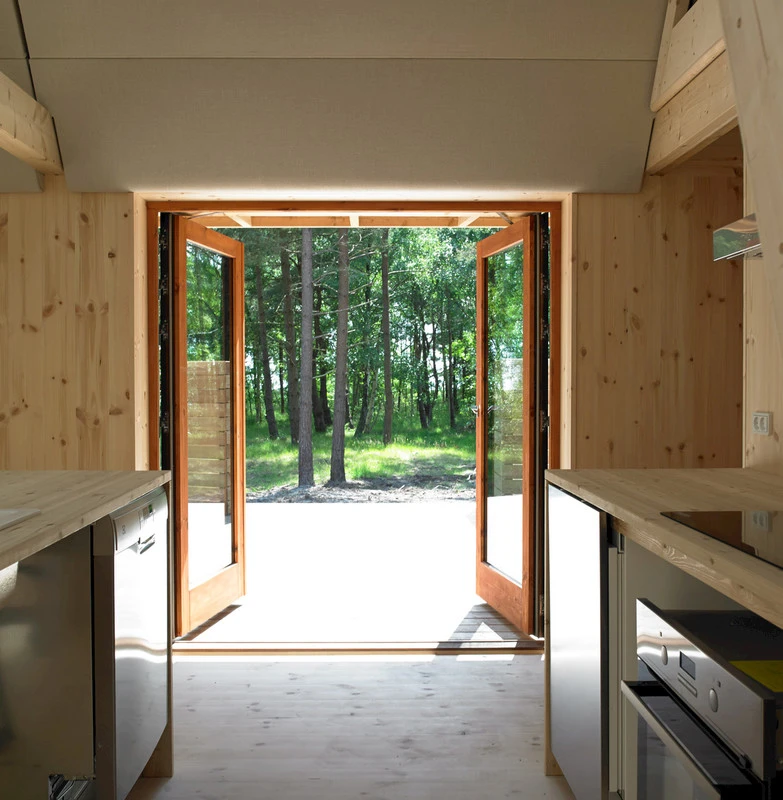 The Modern Seaweed House kitchen interior