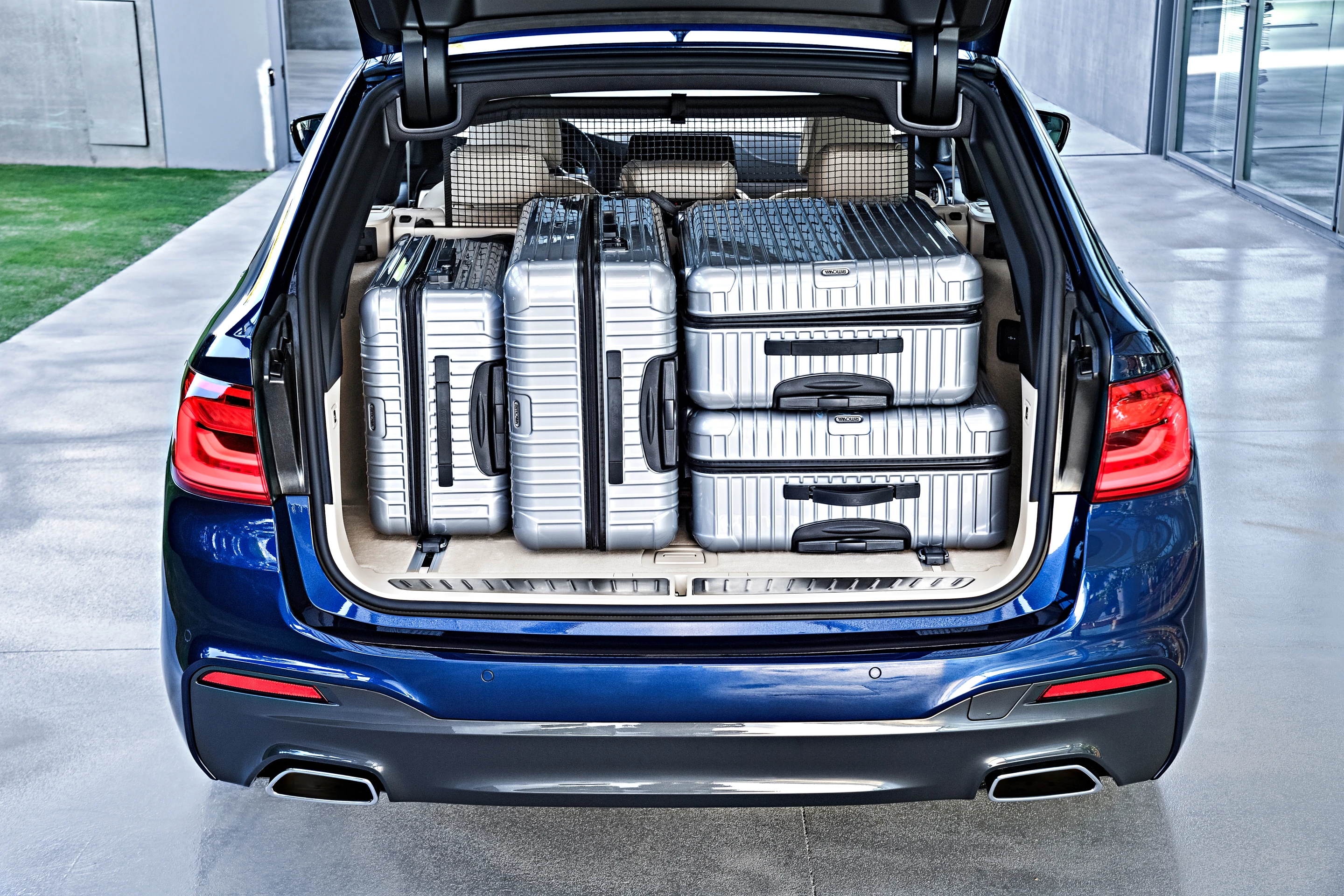 The 5 Series Touring, loaded to the gills