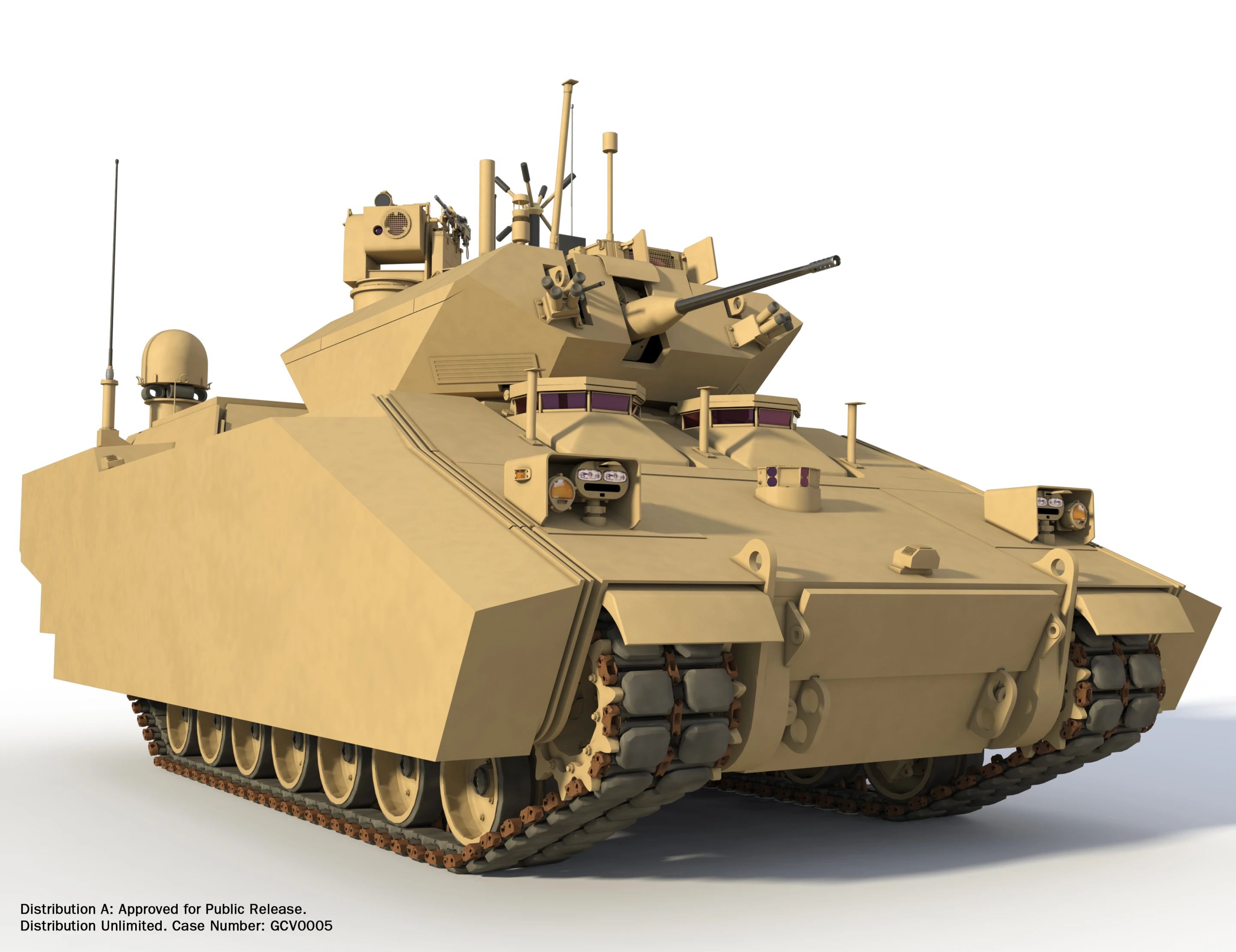 Artist's concept of the BAE Systems/Northrop Grumman hybrid GCV