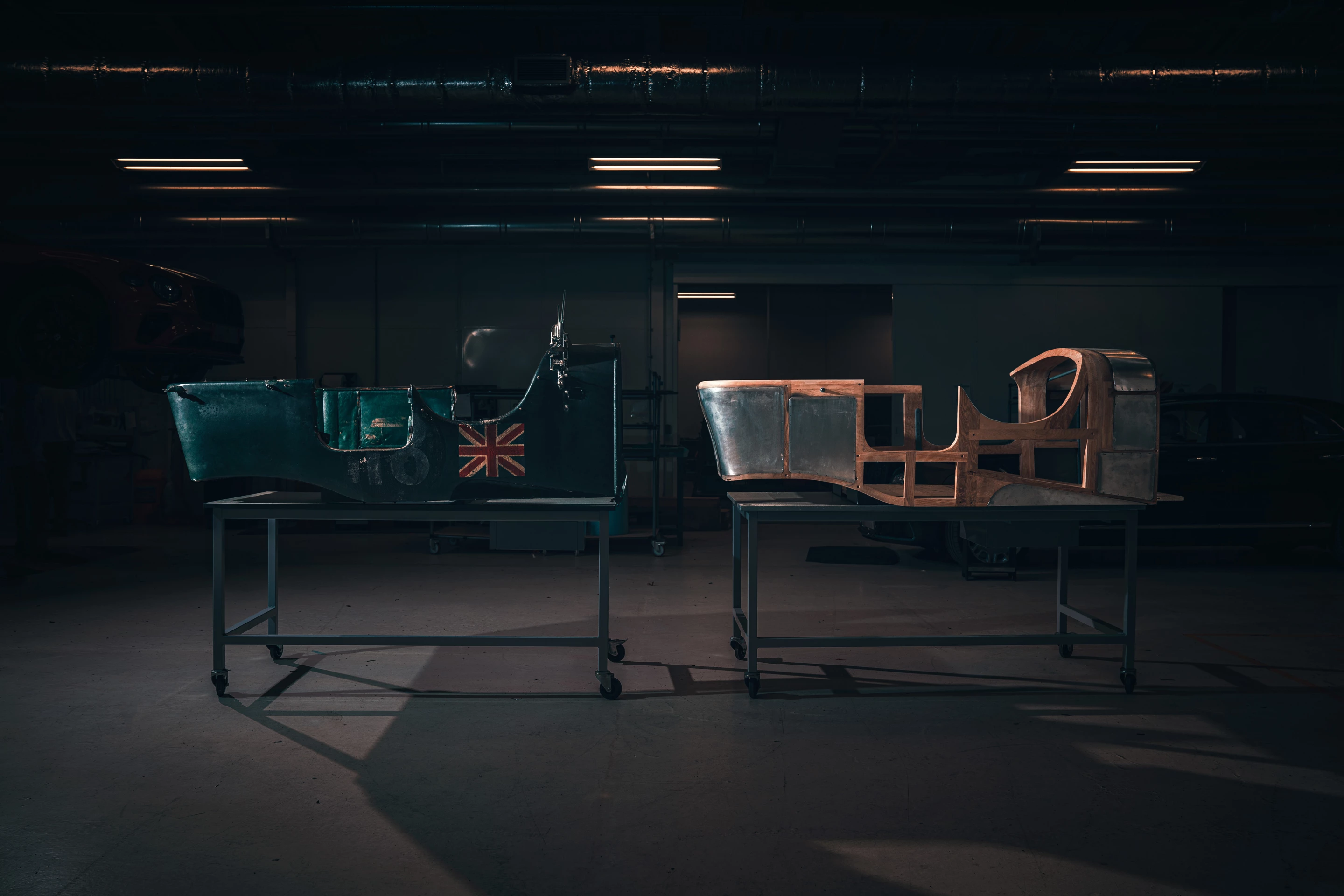 Left: the original frame. Right: the new ash body