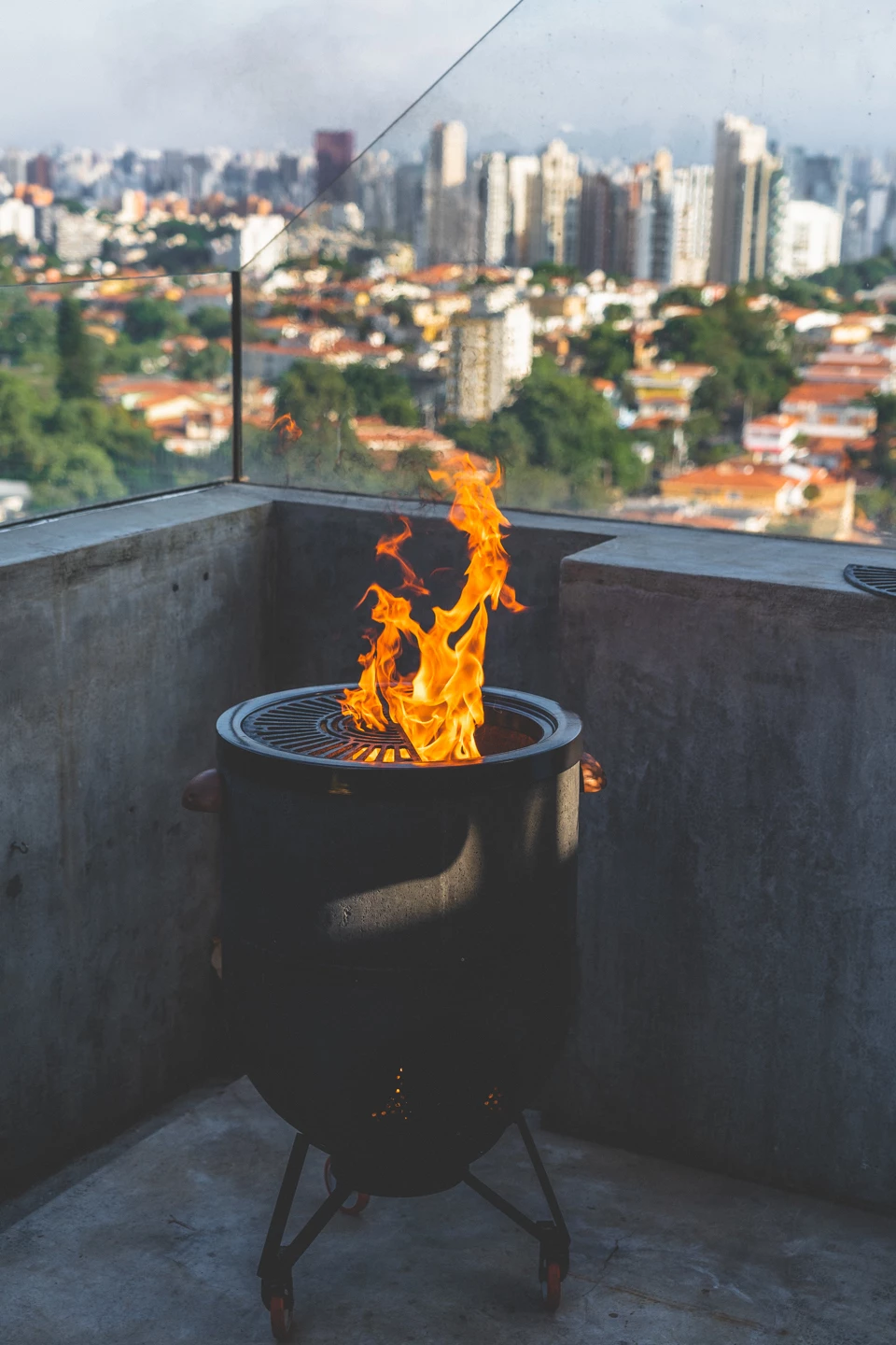 Noori comes complete with a BBQ grill, pizza oven and fire pit