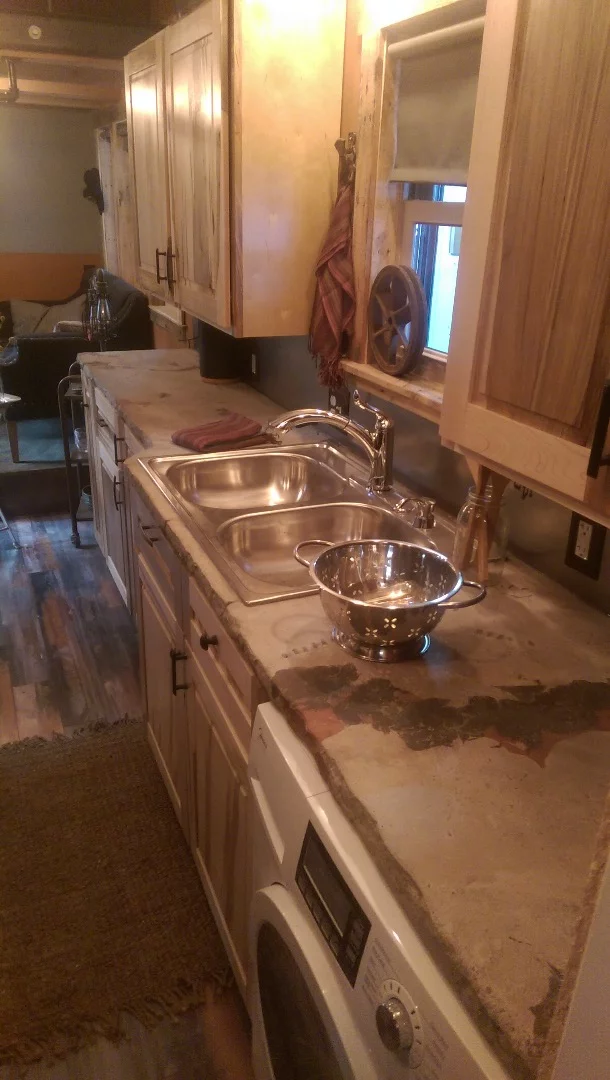 The interior includes a galley kitchen (Photo: Maximus Extreme Living Solutions)