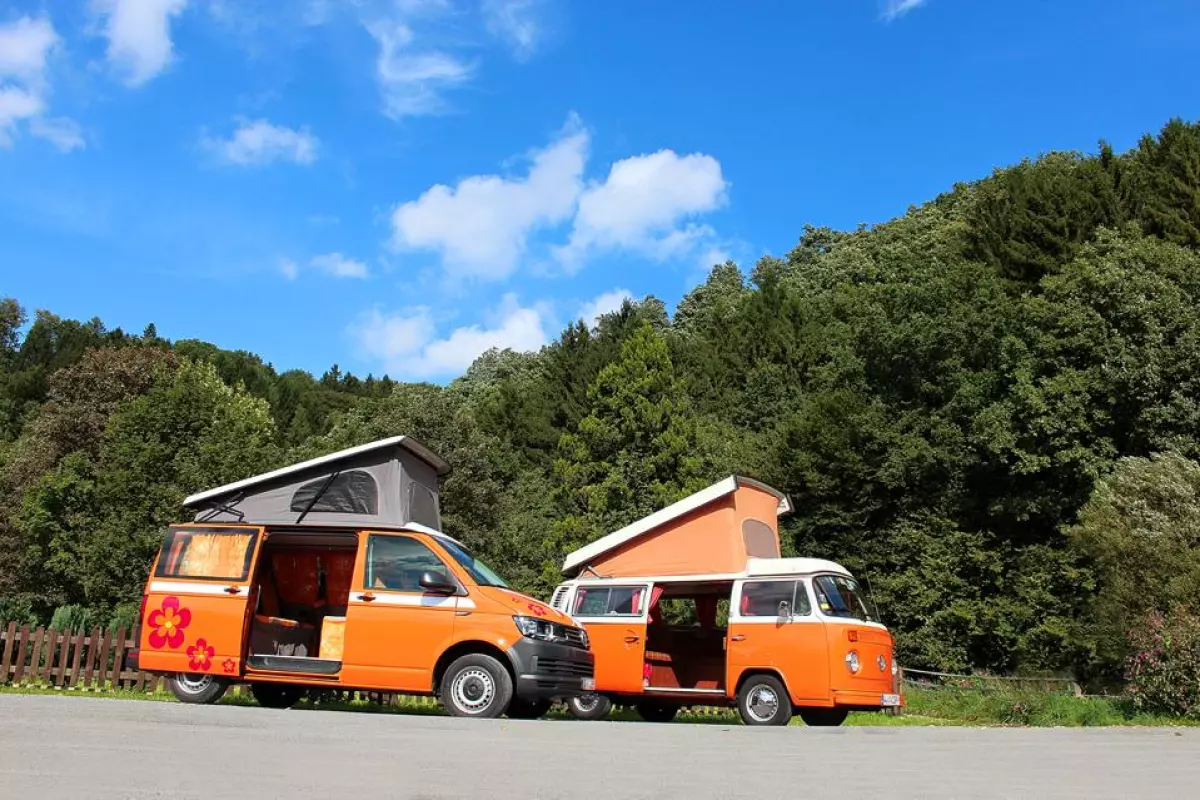 Flow Camper with a classic VW camper