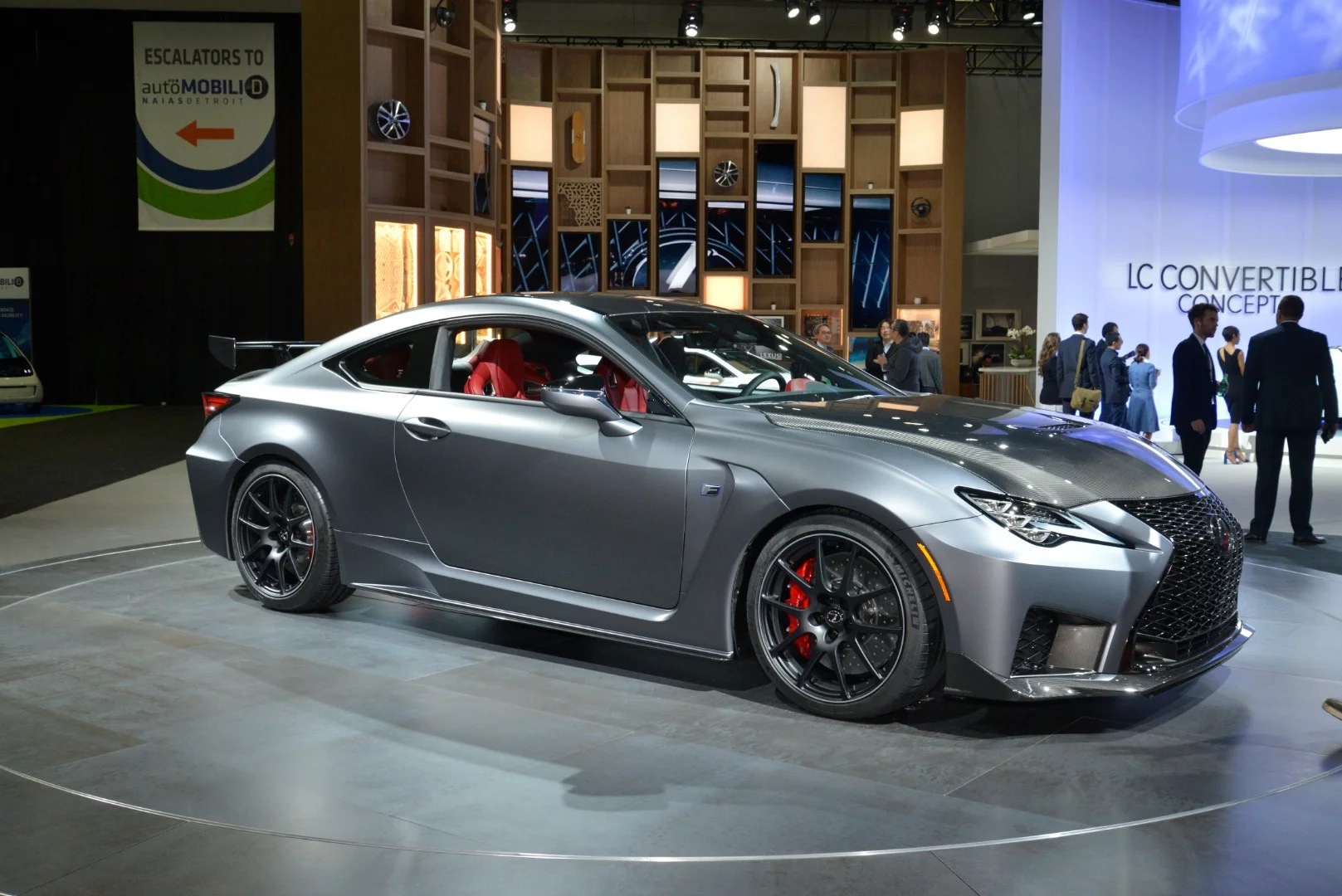 Lexus introduced a track-ready 2019 RC F at the Detroit Auto Show