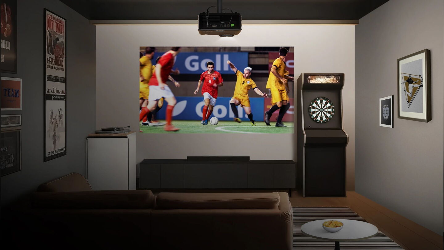 The LX700-4K RGB laser projector can throw UHD visuals at up to 300 inches, and includes support for the BT.2020 color gamut, HDR and HLG