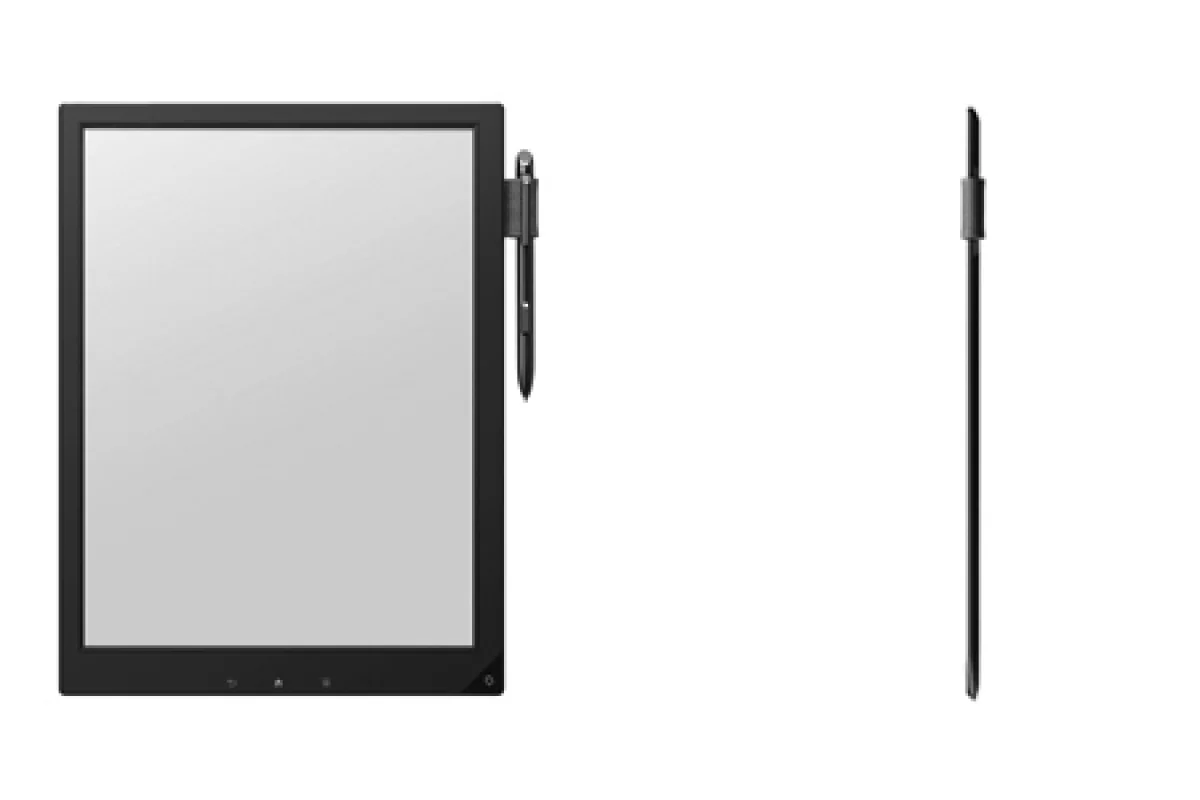 Sony's prototype 13.3-inch e-reader uses a new flexible electronic paper display technology called Mobius