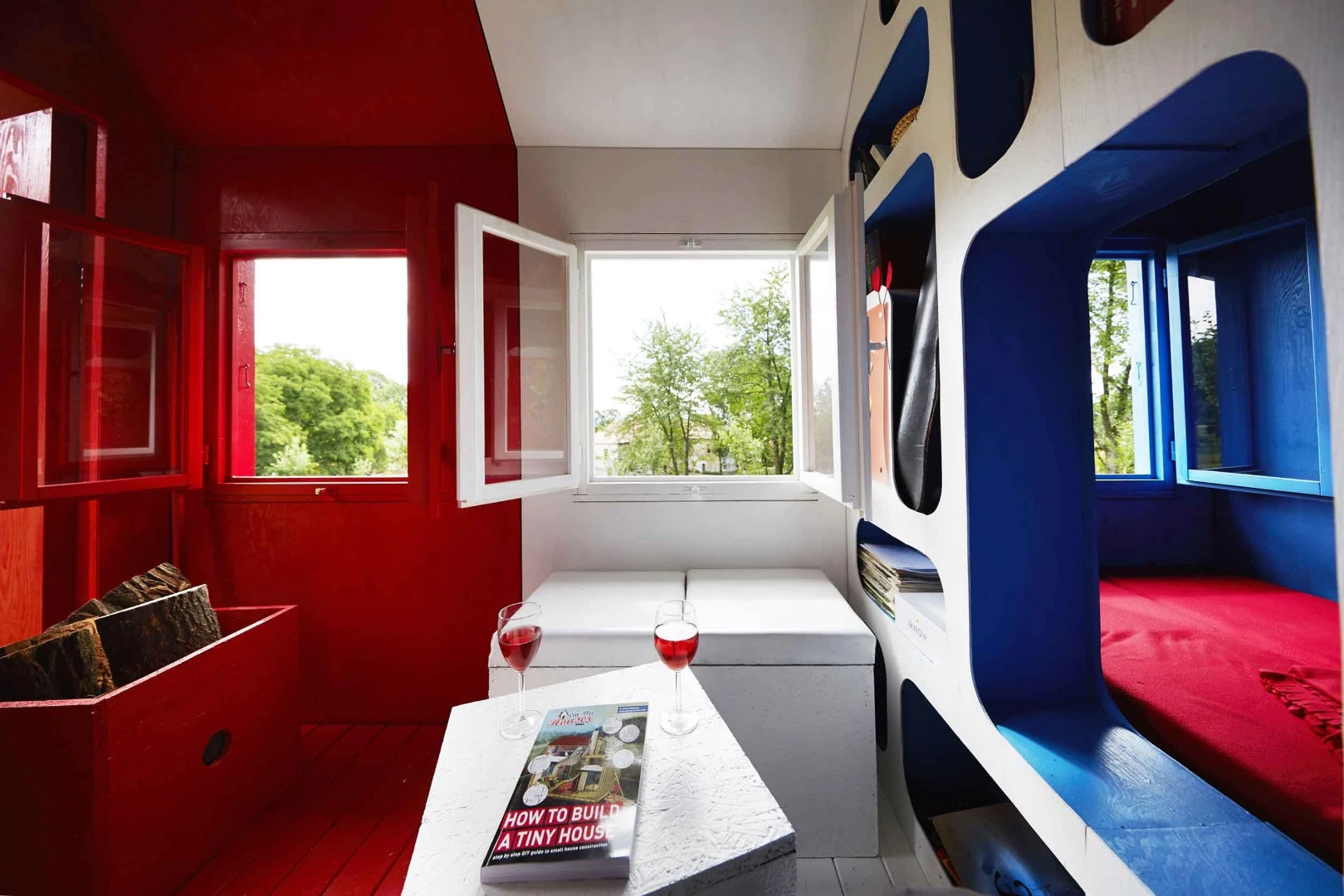 View towards the operable windows