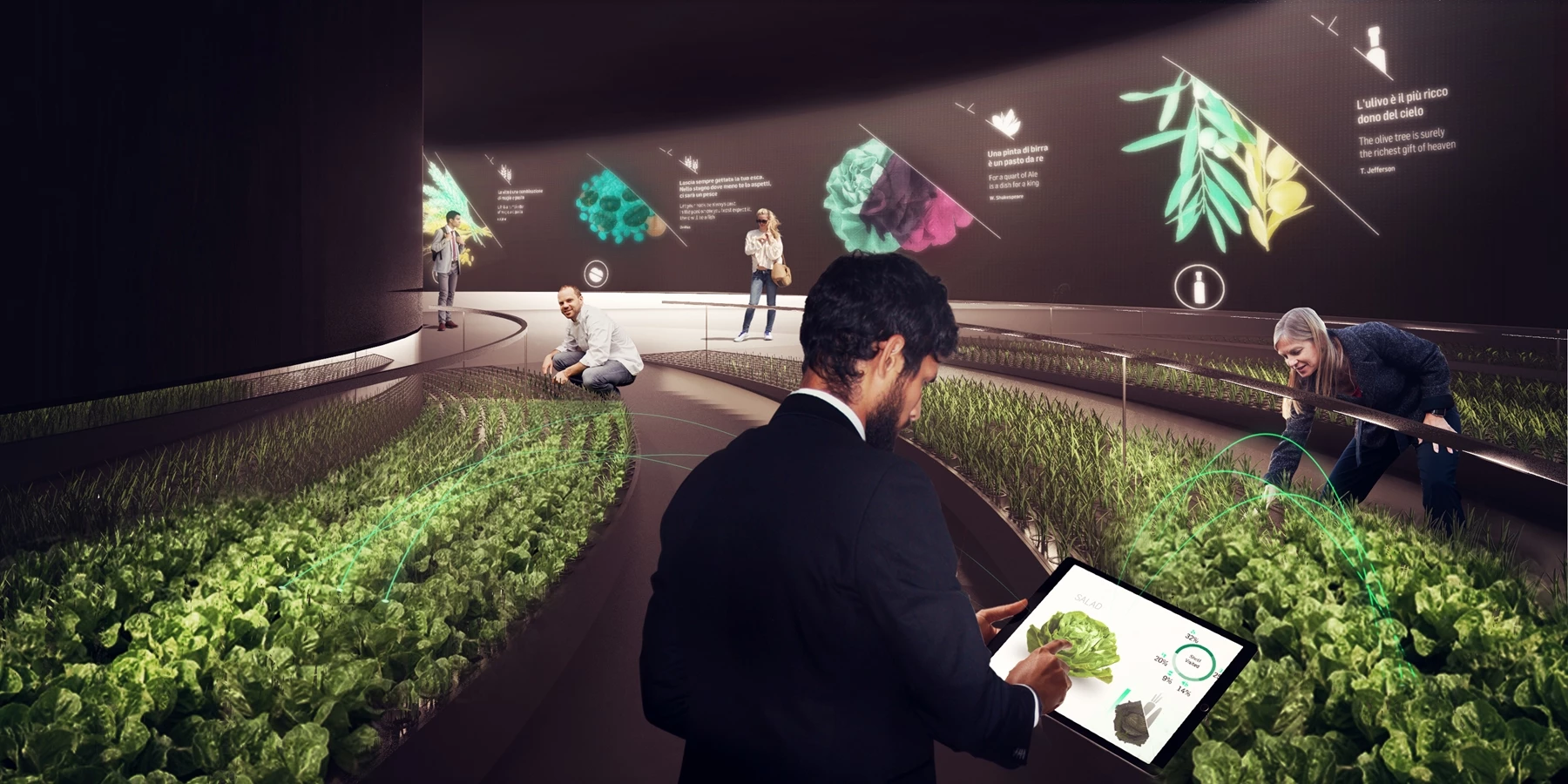Area del Futuro pairs sustainable agricultural practices with online monitoring