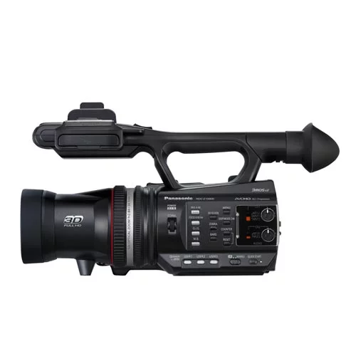 Panasonic's new HDC-Z10000 twin lens 2D/3D compact, handheld camcorder