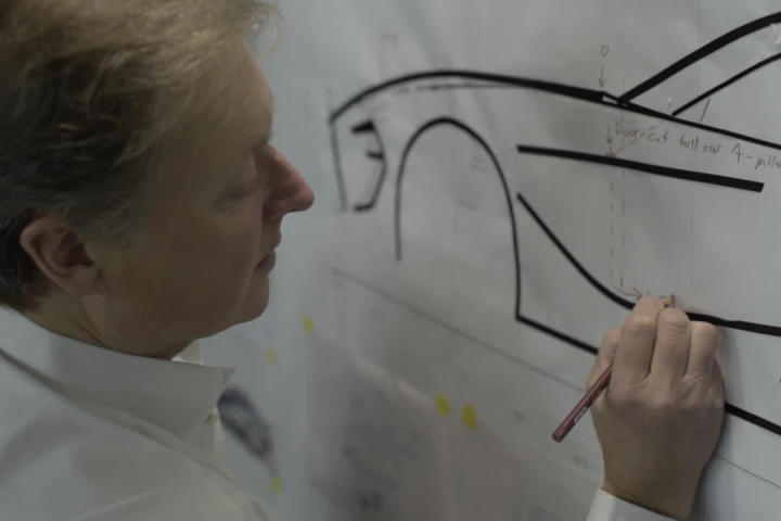 Henrik Fisker working his craft