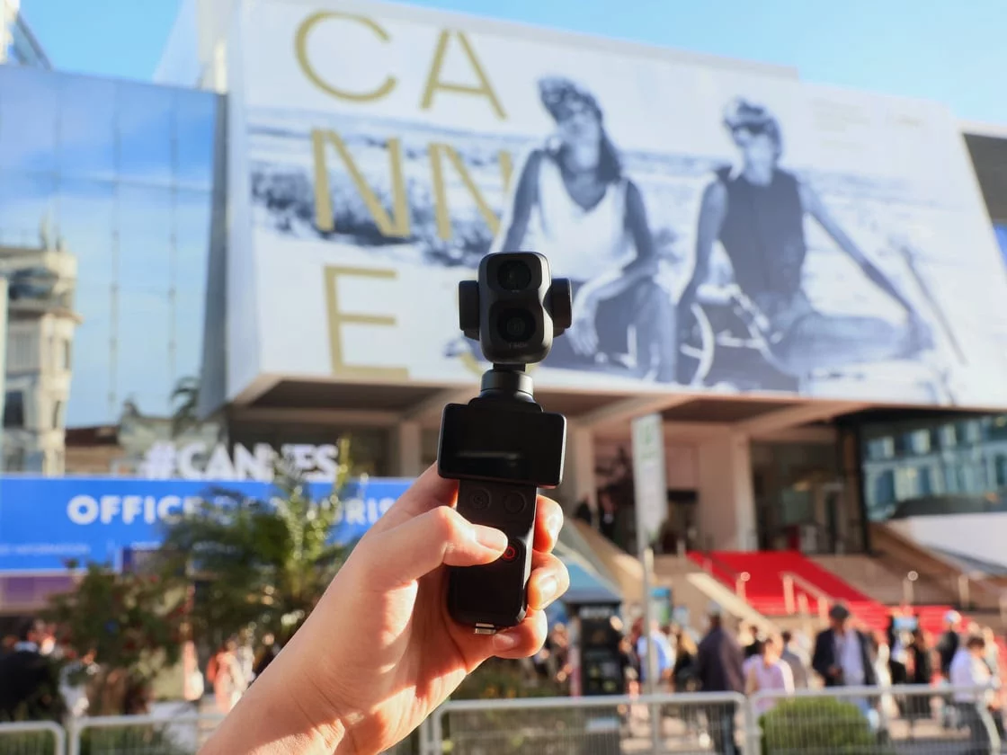 The Osmo Pocket 4P was unveiled at the Cannes Film Festival