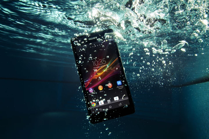 The Xperia ZR is waterproof to 1.5 meters
