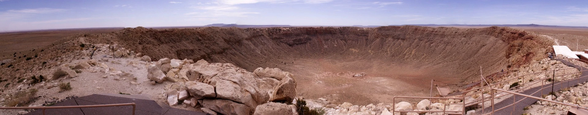 Panoramic view of Meteor Crater