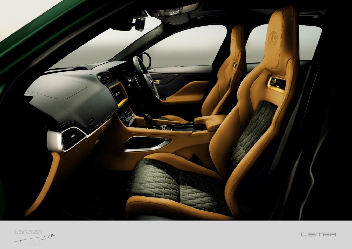 Lister LFP: gorgeous interior