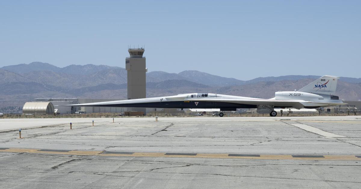 NASA’s X-59 advances towards supersonic flight tests NASA’s X-59 advances towards supersonic flight tests