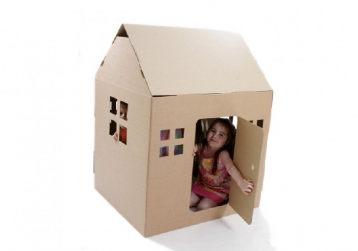 Paperpod S Cardboard Play House Recyclable And Reusable