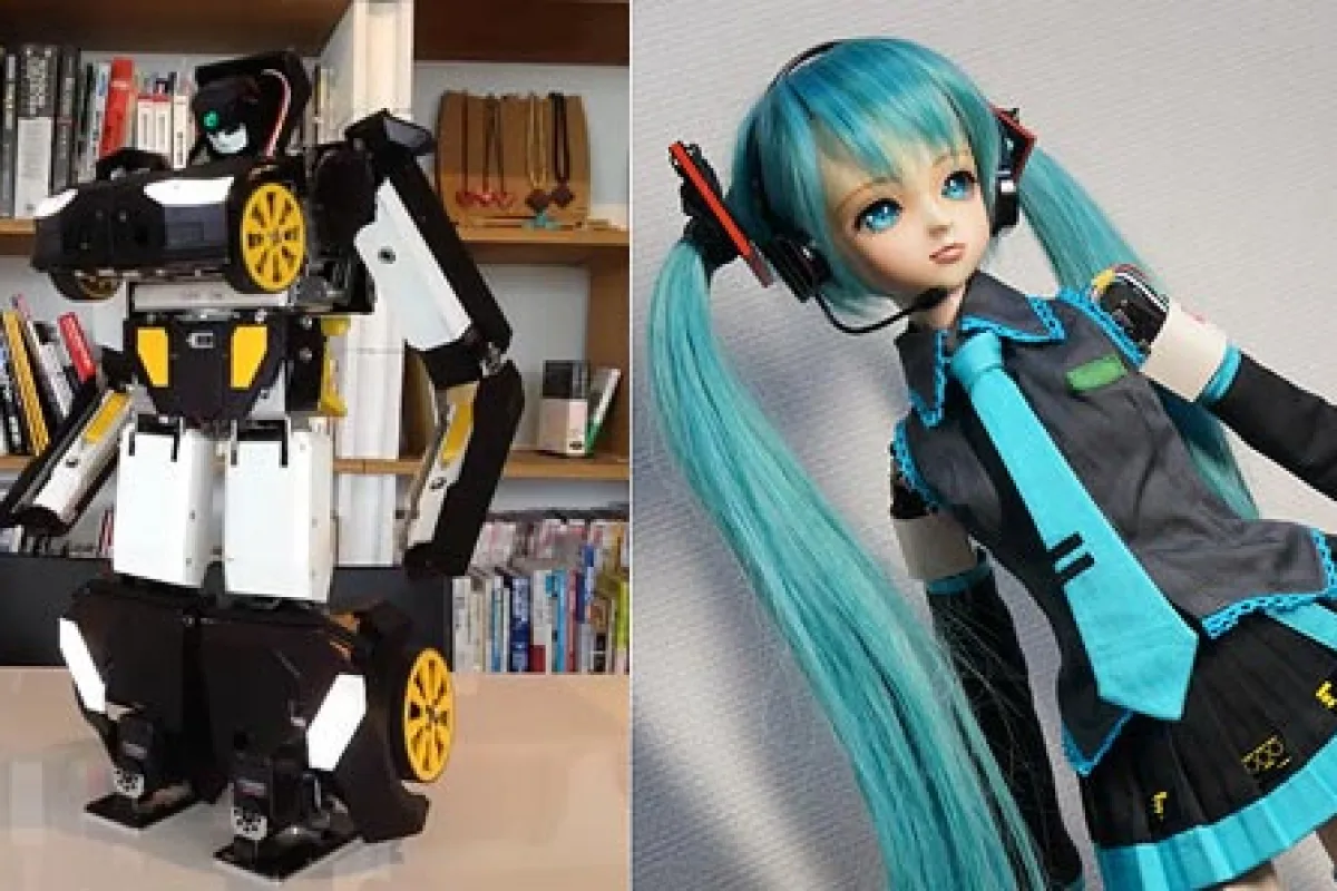 Two impressive hobby robot projects from Japan show what is possible with current consumer-level technology