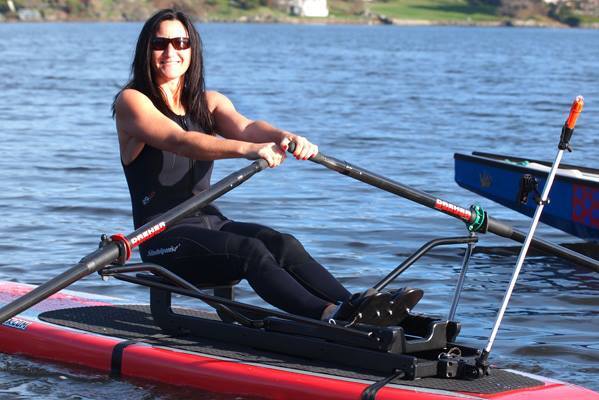 Because it's made of a mixture of polymer plastic and marine-grade powder-coated aluminum, the Oar Board should be OK with salt water