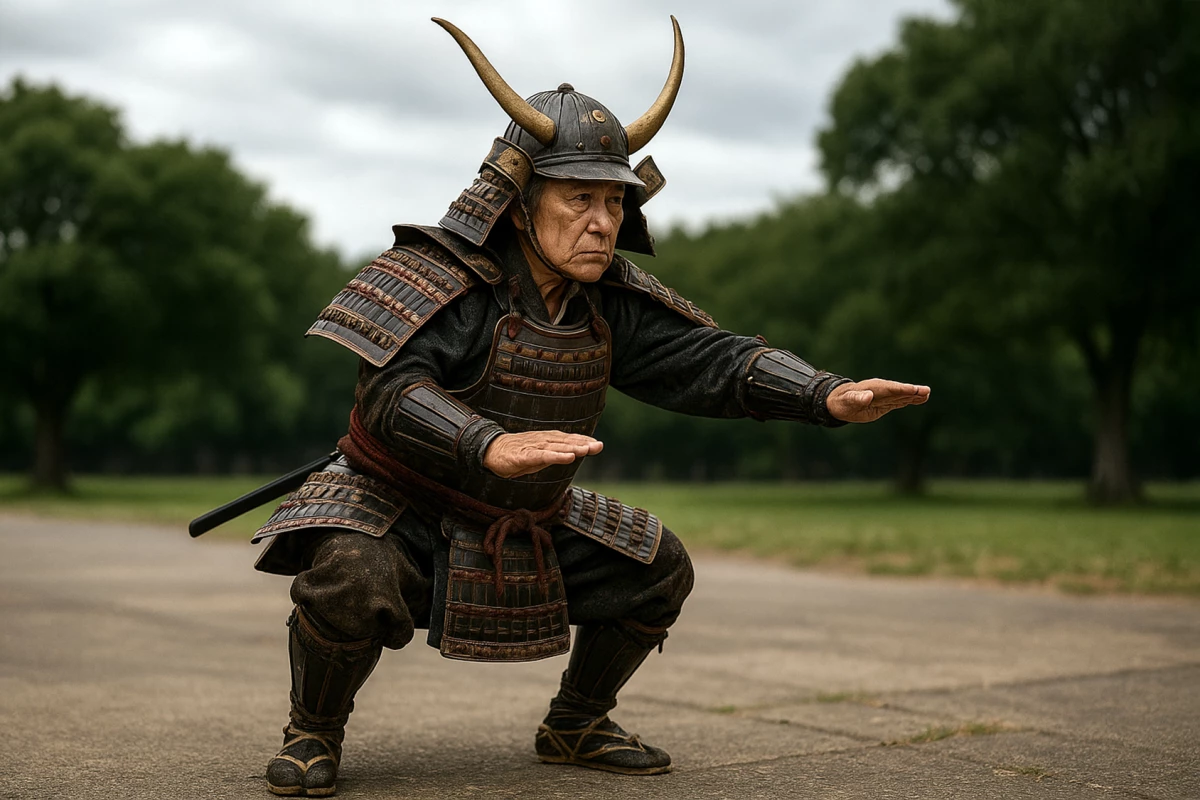 Doing five minutes of exercise like traditional samurai did can improve lower body strength