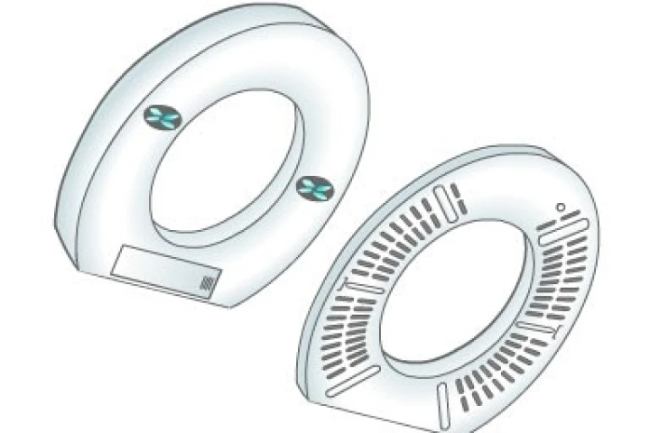 The two sections of the "Breezy Seat"