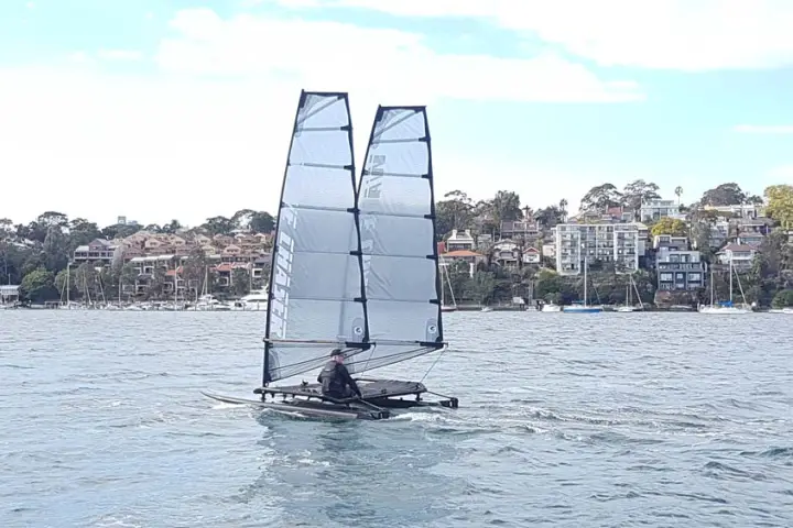 The Wave Chaser 390 ZF in action on Sydney Harbour