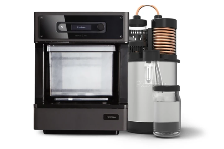 PicoStill is a distilling attachment for the Pico C or Zymatic that extends their functionality beyond the realm of beer