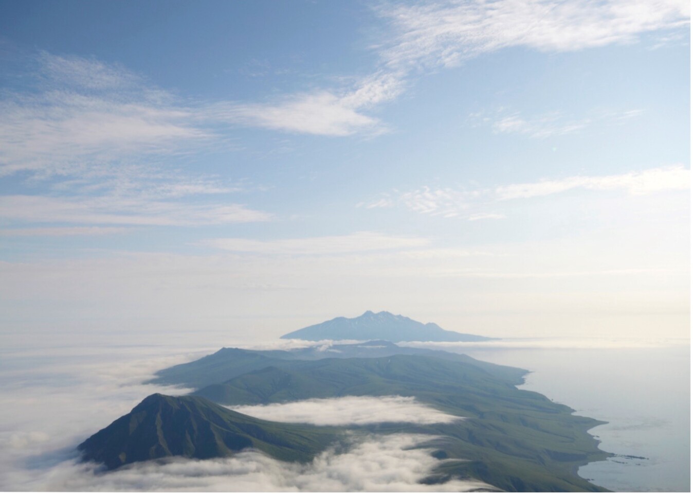 Simushir Island, where Zavaritskii volcano is located