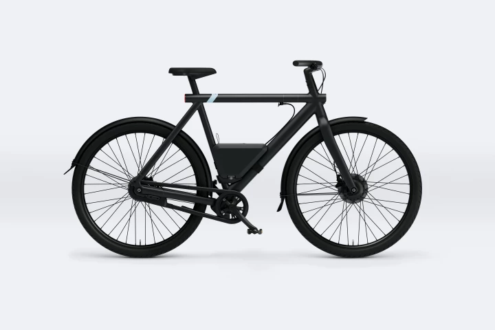 The PowerBank is compatible with VanMoof's S3 (shown) and X3 ebikes, and can add an extra 62 miles of range