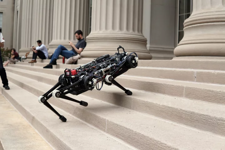 MIT’s Cheetah 3 robot can climb stairs and step over obstacles without the help of cameras or visual sensors