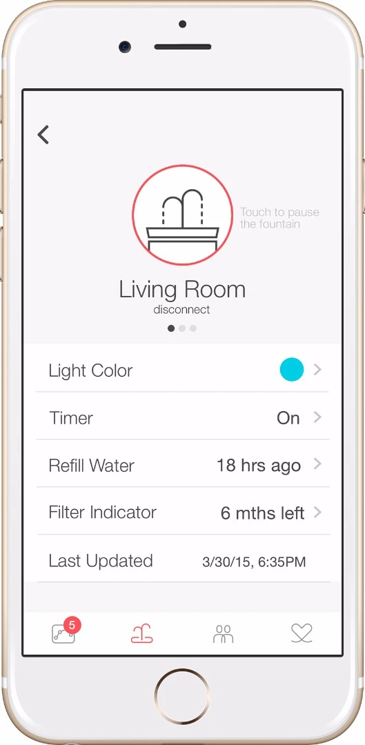 The Pura app also helps you keep track of when the fountain(s) need refilling or a new filter