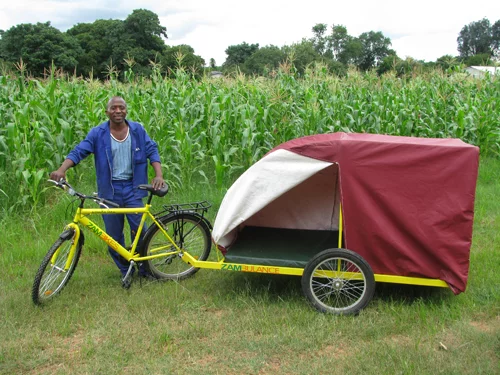 The Zambulance provides medical transportation to people in developing nations