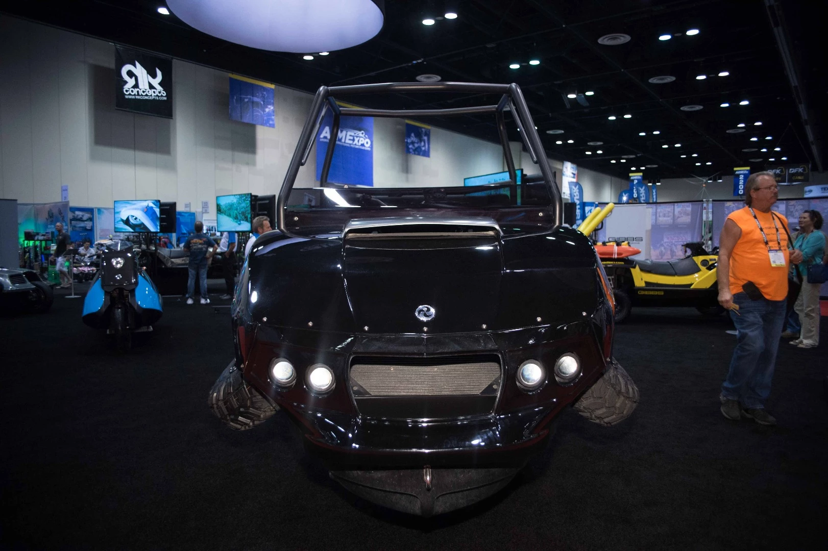 Gibbs Terraquad: side-by-side amphibious ATV