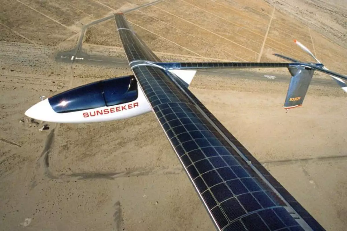 The Sunseeker uses an alternative energy source
