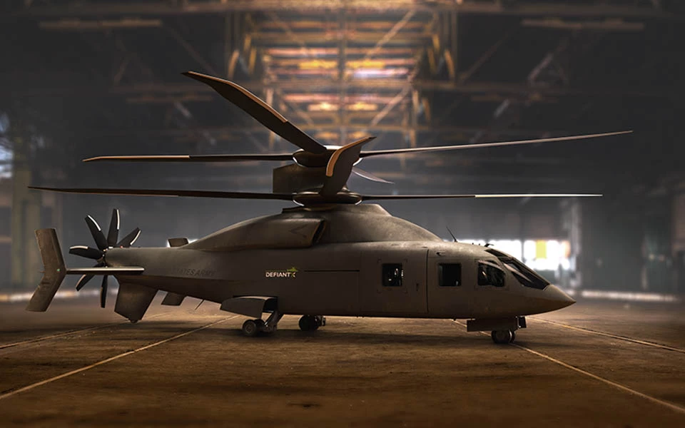 The Defiant X in hangar