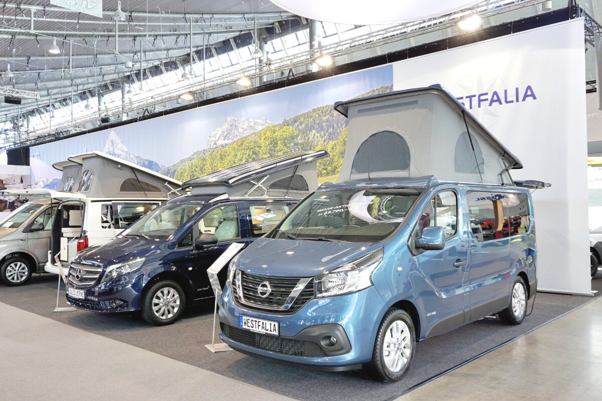 Westfalia hosts the world premiere of the Nissan NV300 Michelangelo at the CMT show